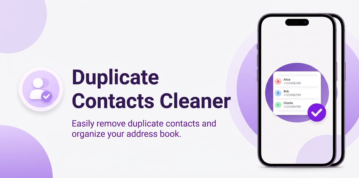 Duplicate Contacts Cleaner App